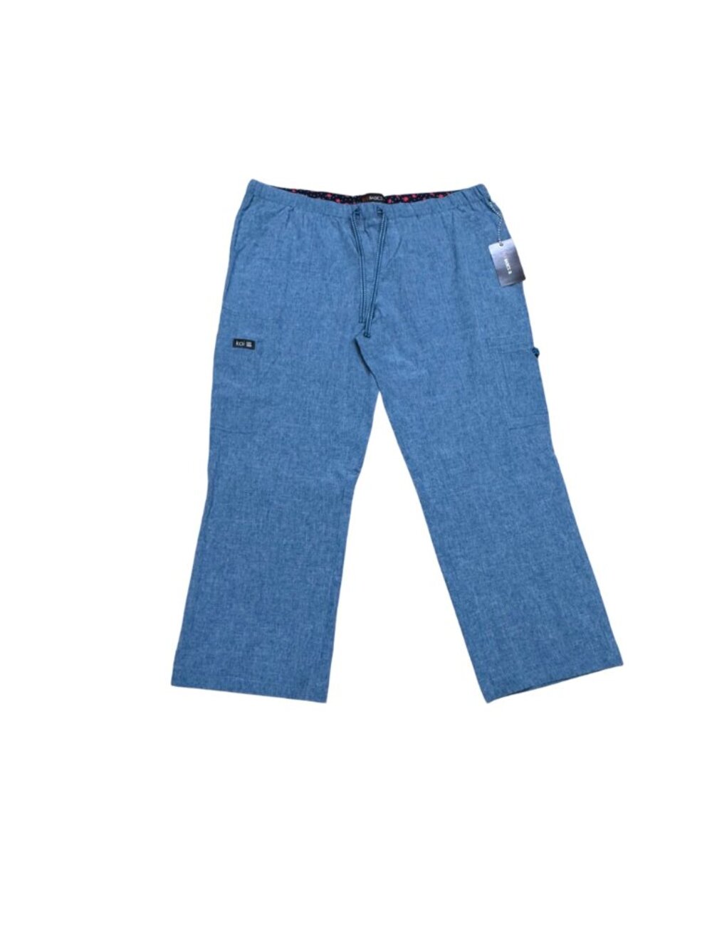 Koi Basics XL Blue Drawstring Elastic Waist Nursing Scrub Pants Pockets NEW - Picture 12 of 14